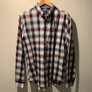 American Eagle Plaid Button Down